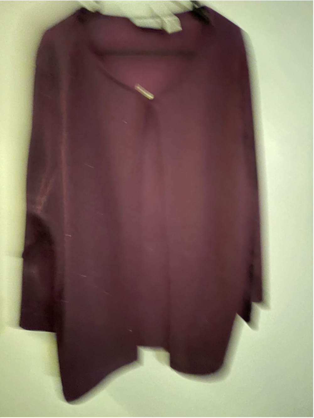 Women's Jaclyn Smith Purple Cardigan Sweater Size 1X
